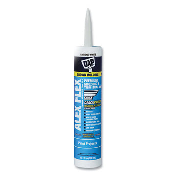 DAP® Alex Fast Dry Acrylic Latex Caulk Plus Silicone, 10.1 Oz Capsule-cartridge, White freeshipping - TVN Wholesale